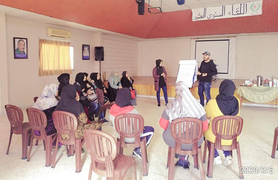 Borj Al Shemali Center Weekly Activities